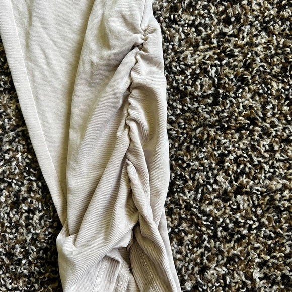 Express Men's Light Cream Joggers - Picture 2 of 6